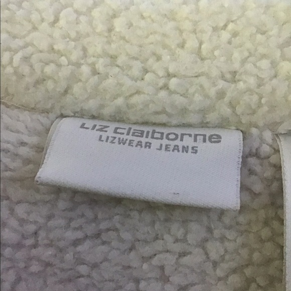 Liz Claiborne Tan Fleece Jacket with Zipper - Picture 2 of 4